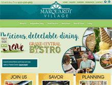 Tablet Screenshot of marquardtvillage.org